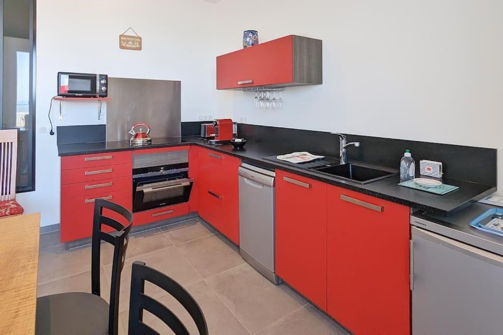 Appartement Pour 3 Personnes Sur La Plage Les Pieds Dans Leau Plonevez-Porzay Ngoại thất bức ảnh