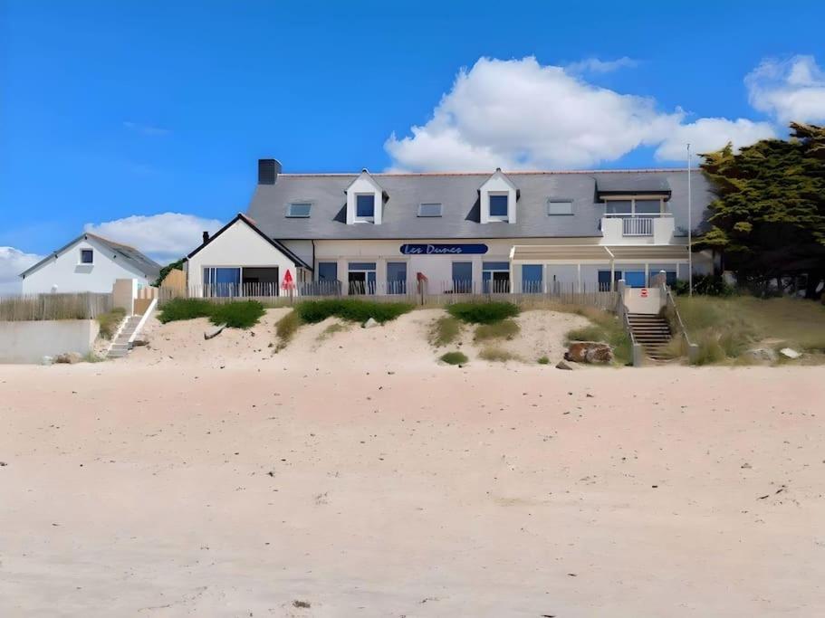 Appartement Pour 3 Personnes Sur La Plage Les Pieds Dans Leau Plonevez-Porzay Ngoại thất bức ảnh